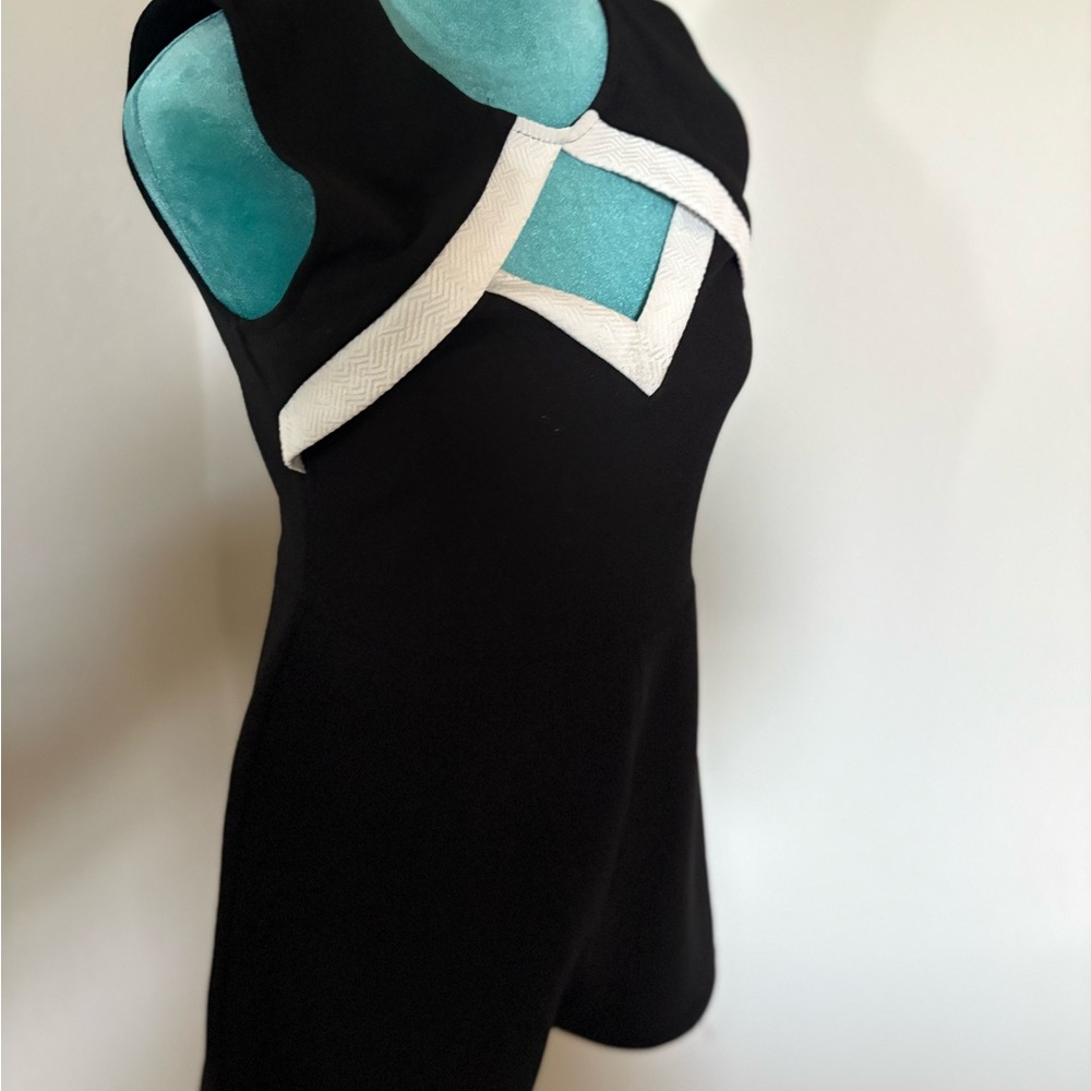 Elegant Black and White Bodysuit
